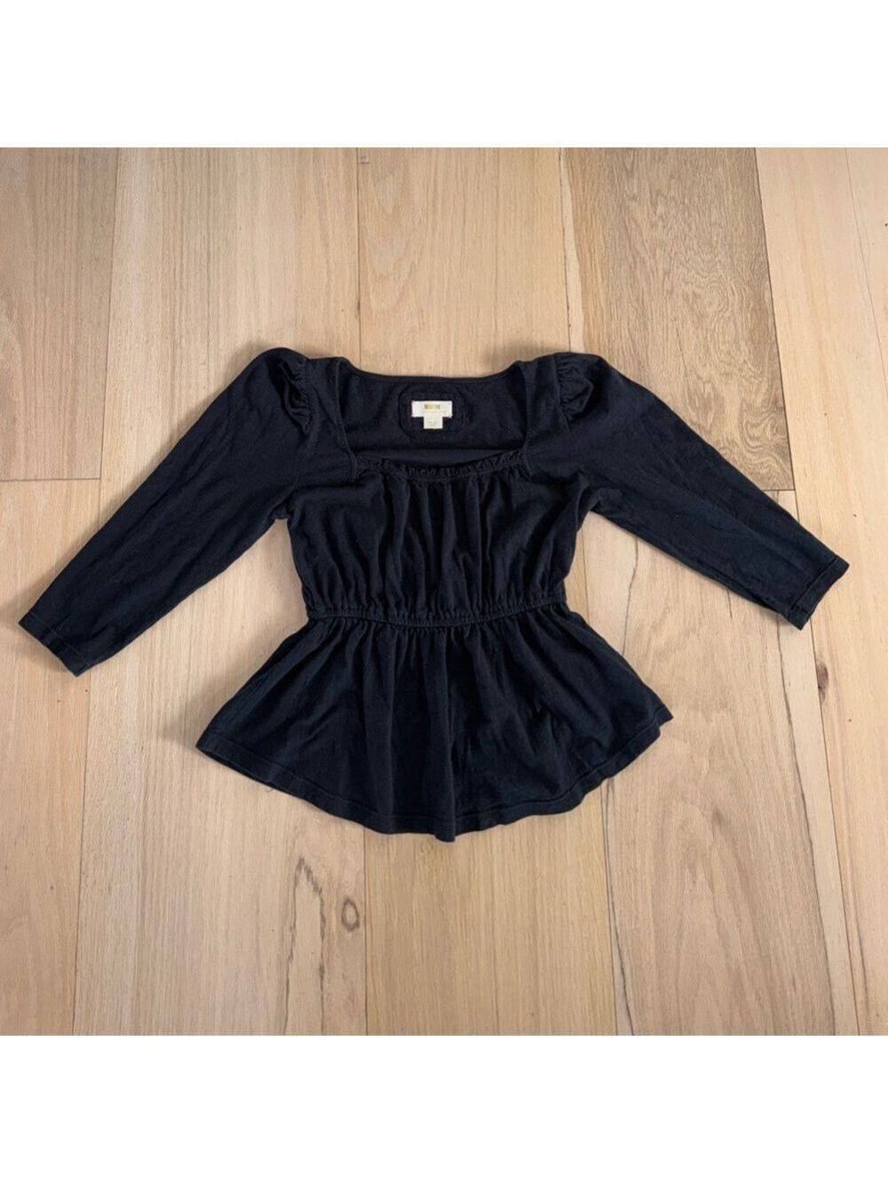 Maeve by Anthropologie Back Mid Length Sleeve Blouse Size Small